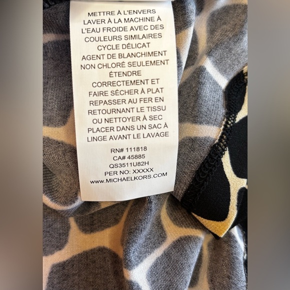 Michael Kors Animal Print Halter Top - Picture 9 of 12